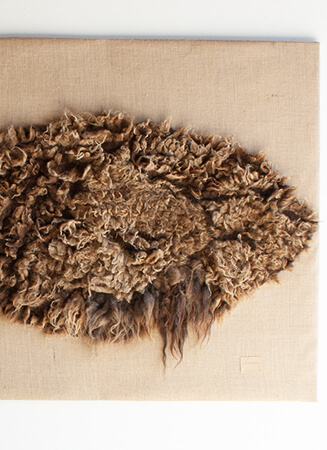 Halona brown wool